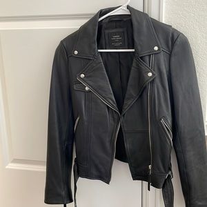 ZARA Black Leather Jacket